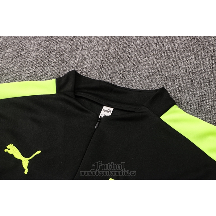Chandal de Sudadera del Borussia Dortmund 2021-2022 Negro